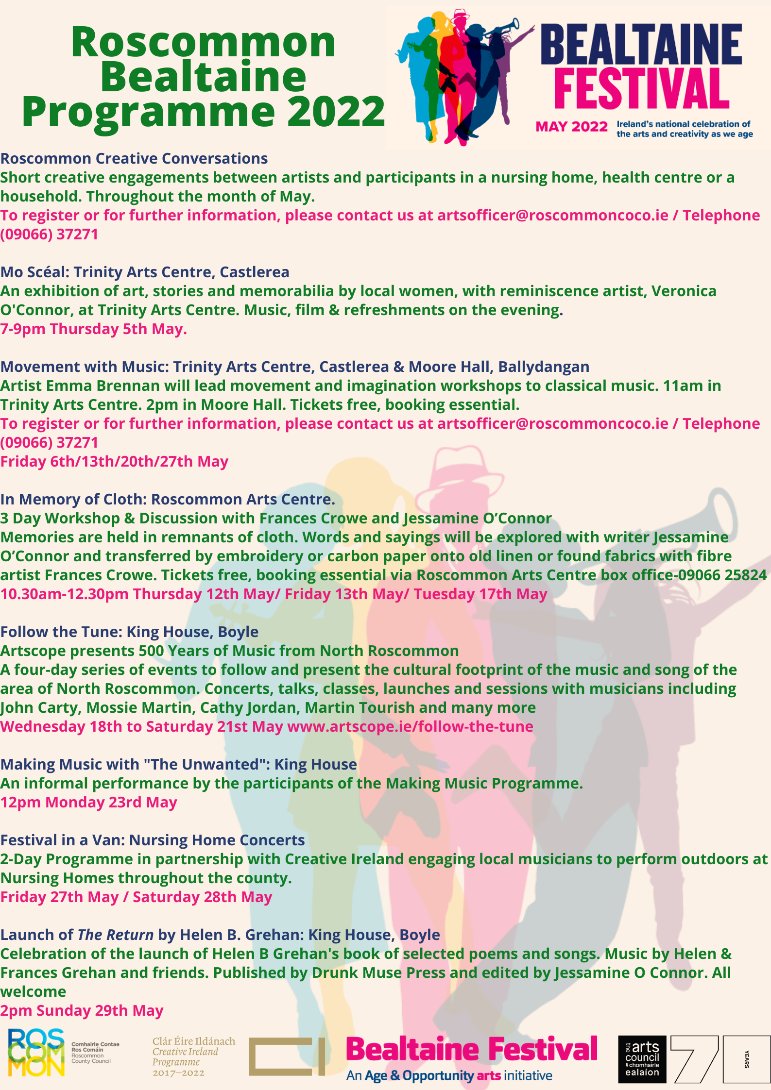  Roscommon Bealtaine Programme 2022